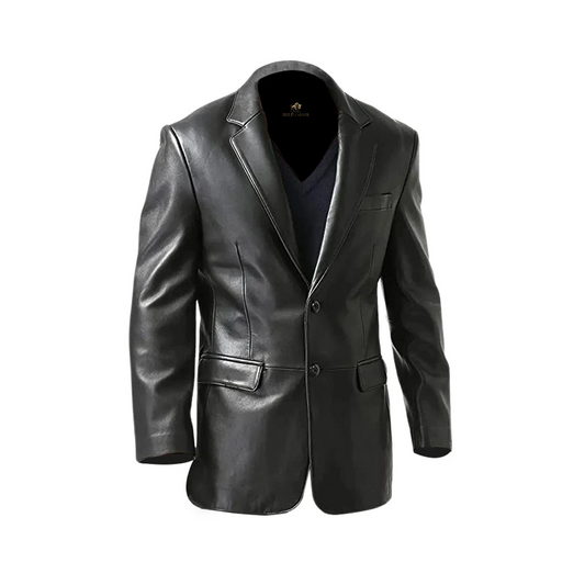 Mens Real Leather Blazer