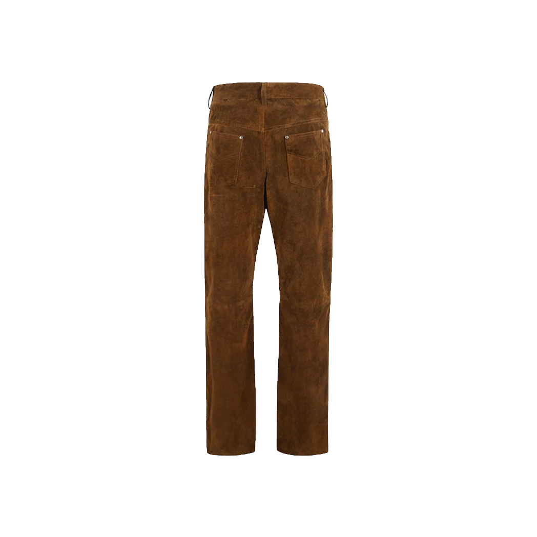 Men’s Biker Style Suede Leather Pants