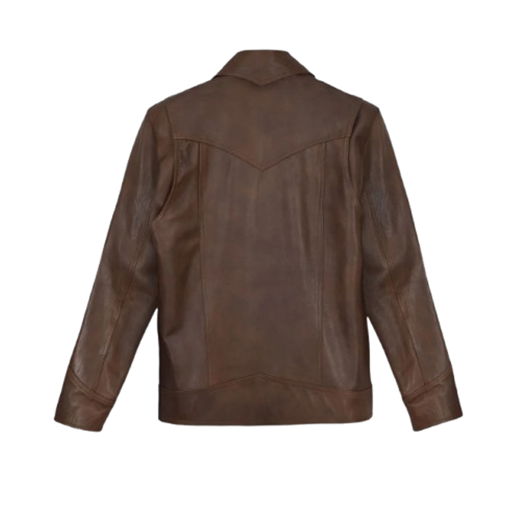 X Men Days of Future Past Brown Leather Jacket