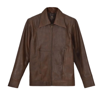 X Men Days of Future Past Brown Leather Jacket