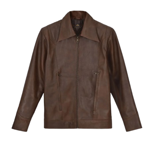 X Men Days of Future Past Brown Leather Jacket