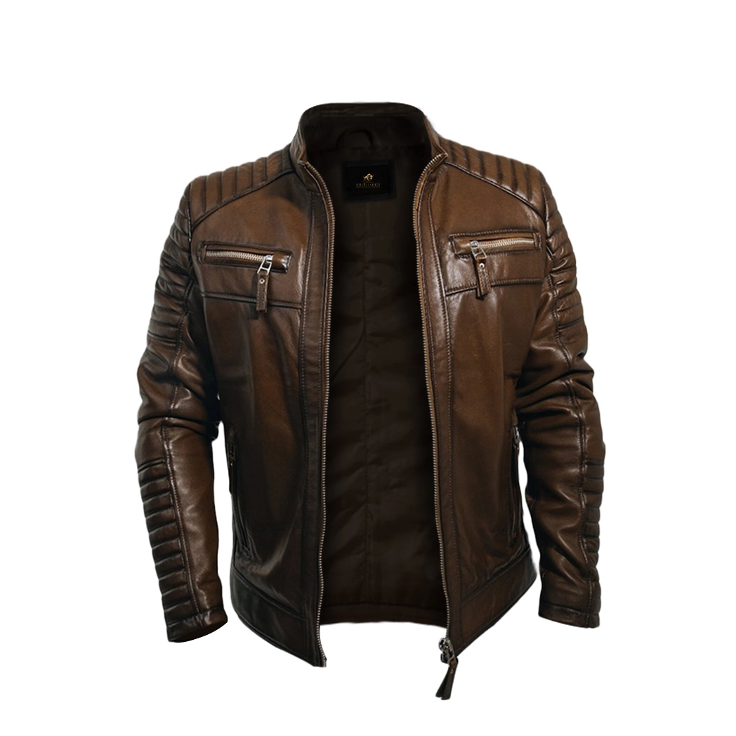 Men Outwear Mars Leather Jacket