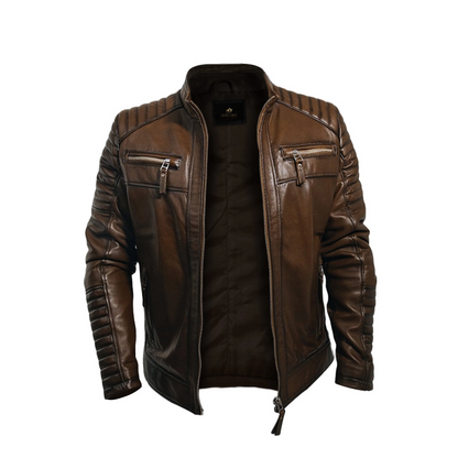 Men Outwear Mars Leather Jacket