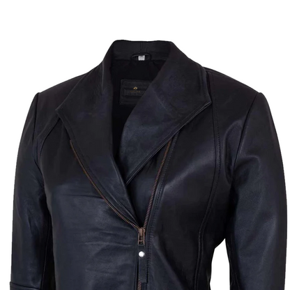 Womens Motorbike Sheep Leather Jacket