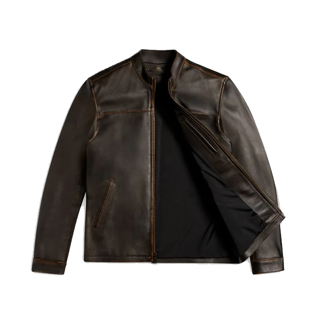 Men’s Brown Rider Leather Jacket