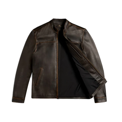 Men’s Brown Rider Leather Jacket