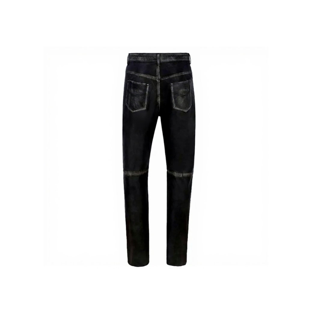 Men’s Casual Soft Leather Pant