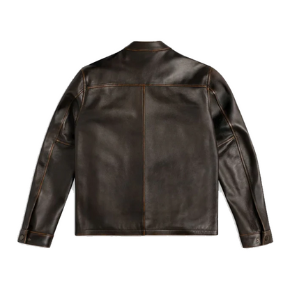 Men’s Brown Rider Leather Jacket