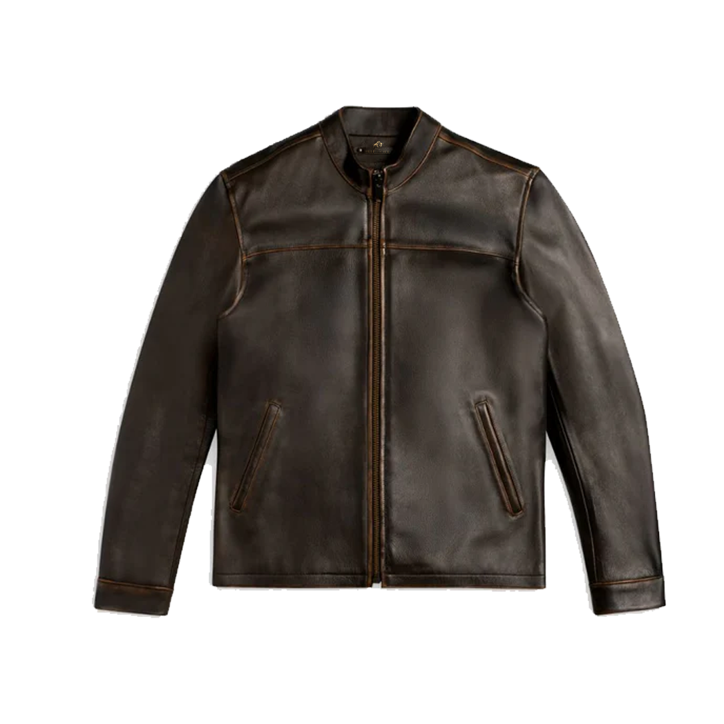 Men’s Brown Rider Leather Jacket