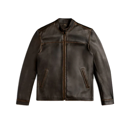 Men’s Brown Rider Leather Jacket