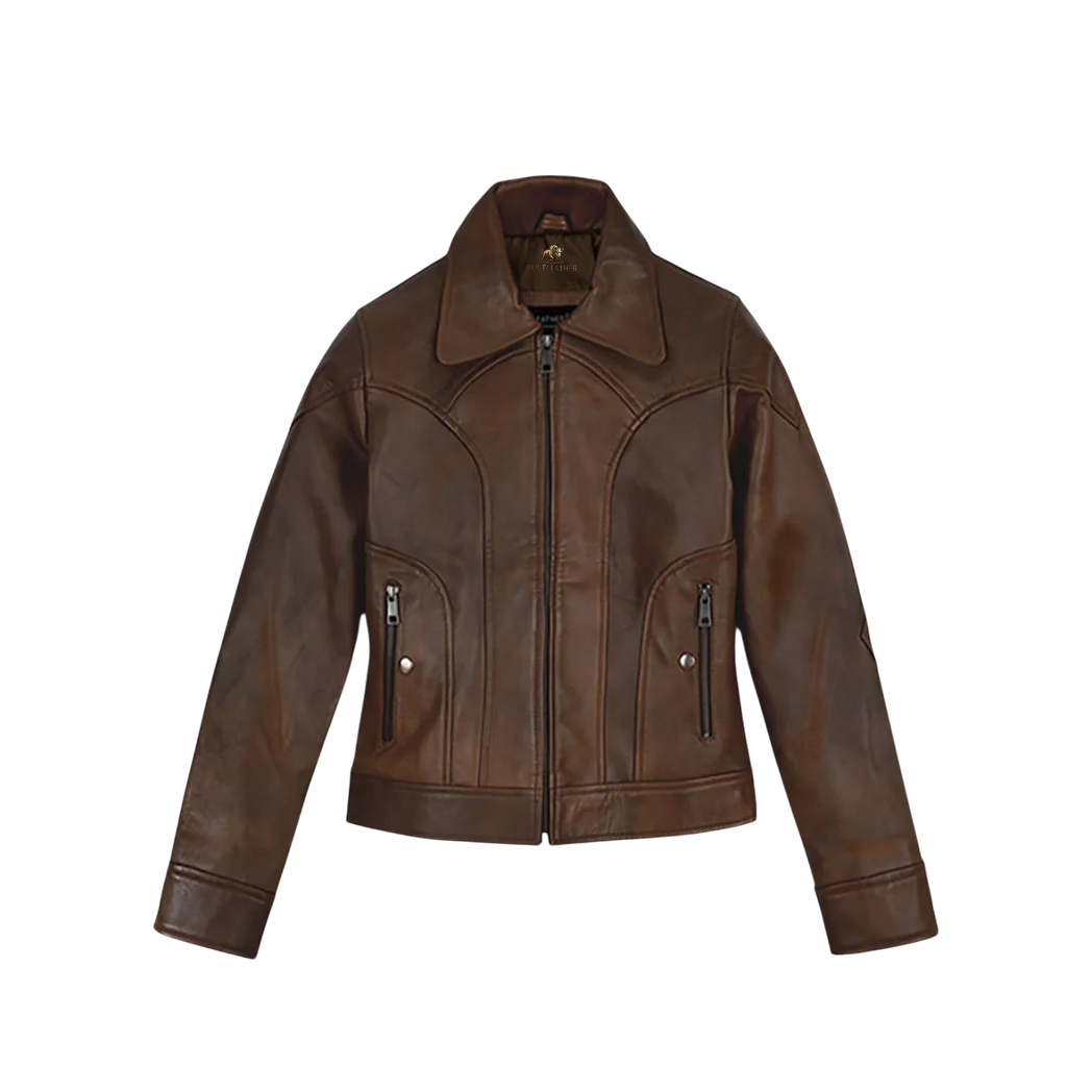 Women’s Selena Gomez Coach SS18 Leather Jacket