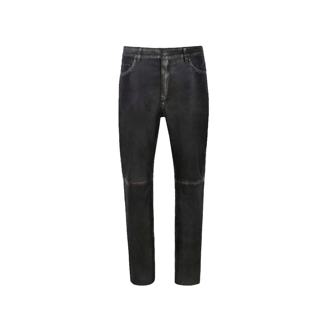 Men’s Casual Soft Leather Pant