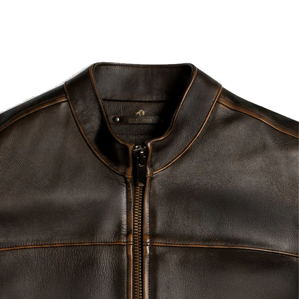 Men’s Brown Rider Leather Jacket