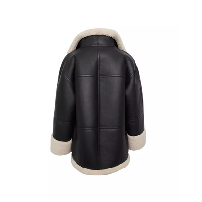 Women B3 RAF Aviator Sheepskin Leather Jacket