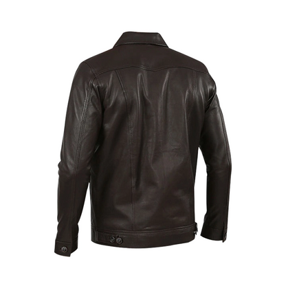 Leather Black Jacket For Men