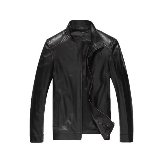 Men Fashion Leather Motorcycle Jacket