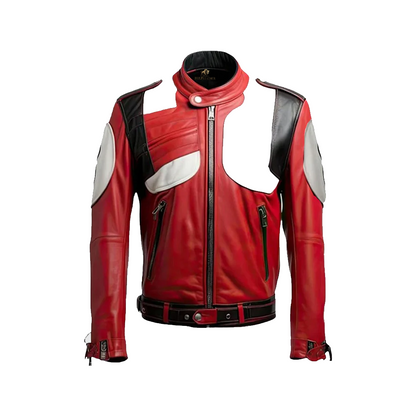 Men’s 8 Ball Pool Billiard Cue Bomber Leather Jacket