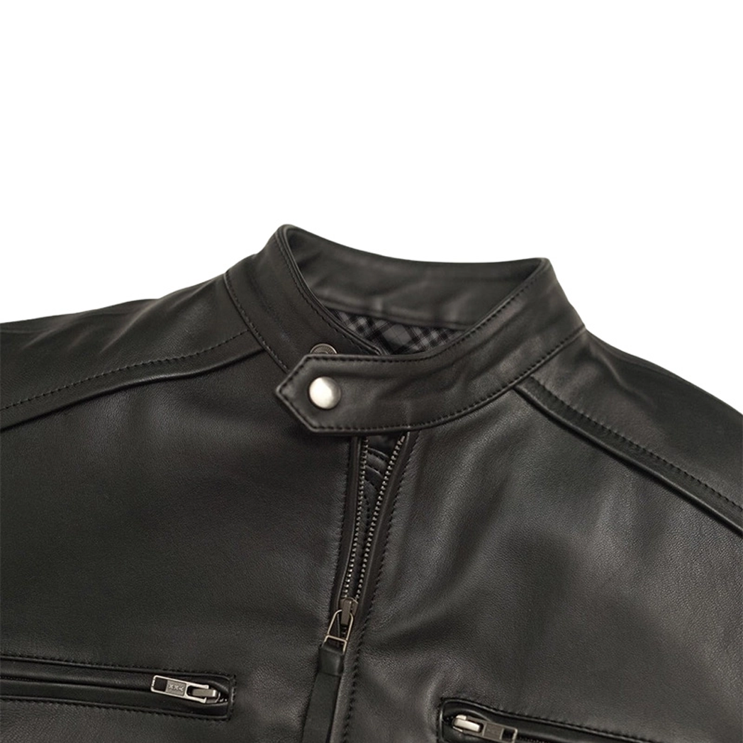 Mens Cafe Racer Jacket