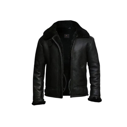 Mens Aviator B3 Shearling Sheepskin Jacket
