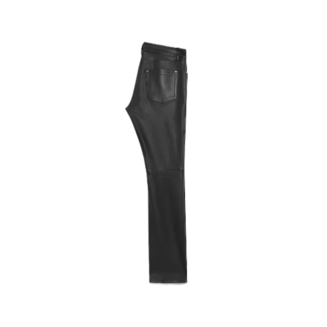 Women's the Rocker Black Leather Pants