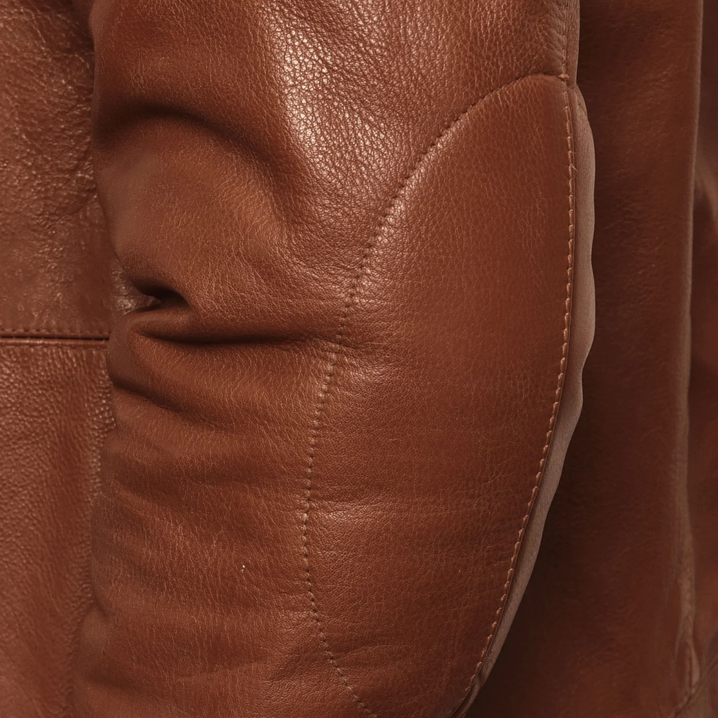Men’s Brown Cruiser Biker Leather Jacket